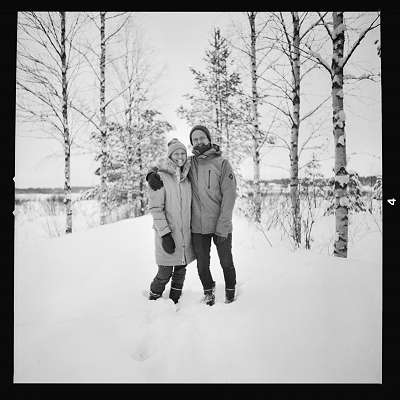 Vappu and Riku, 2018. Hasselblad, Fomapan 100.