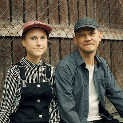 Heli and Matti, 2019. Canon A1, Lomo 800.