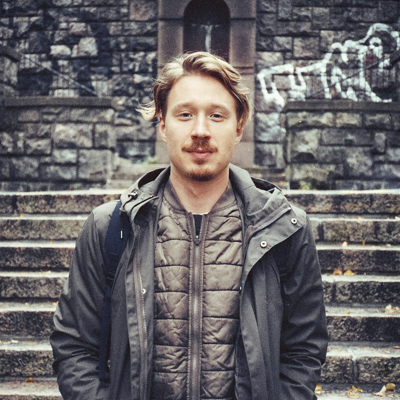 Jussi, 2018. Fuji Miniwide, Cinestill 800.